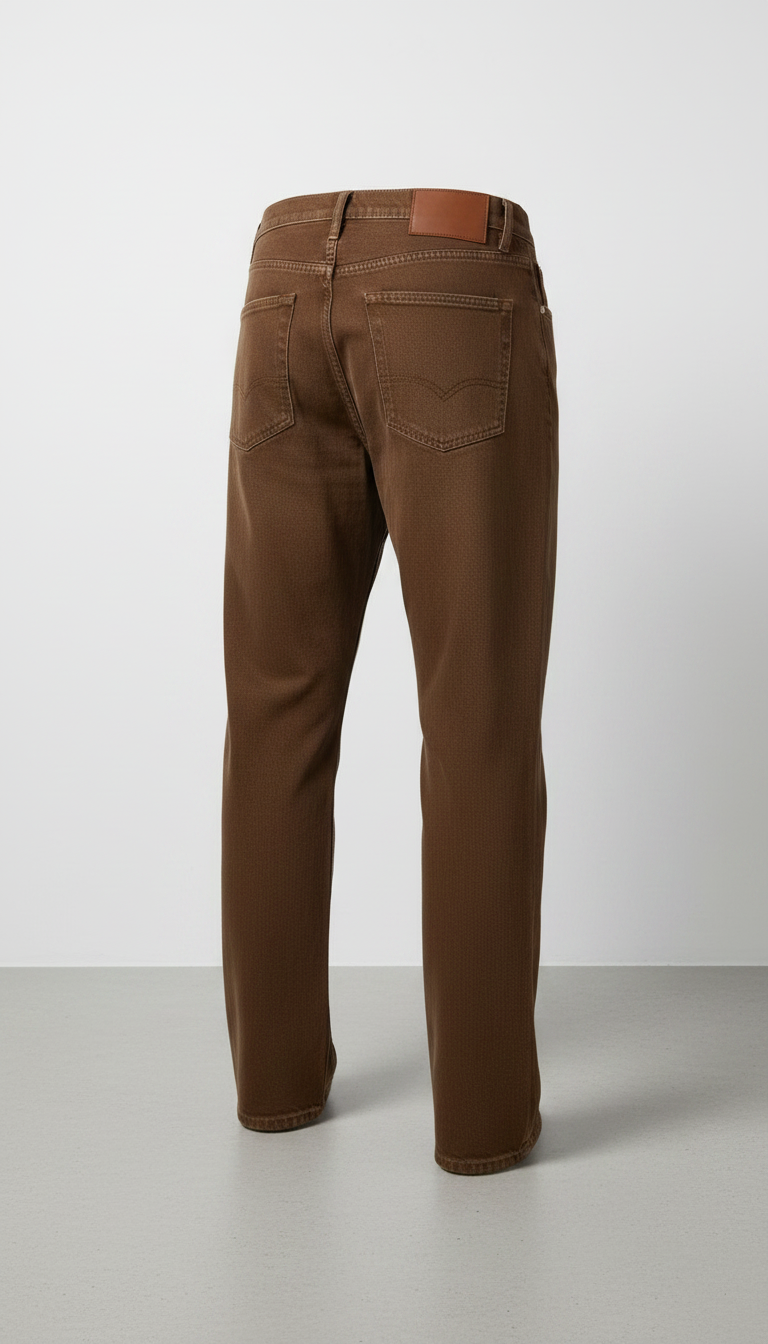 Alternate angle view of Relaxed Fit Denim Jeans