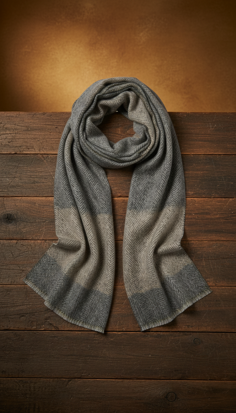 Elegant Wool Scarf in a new setting